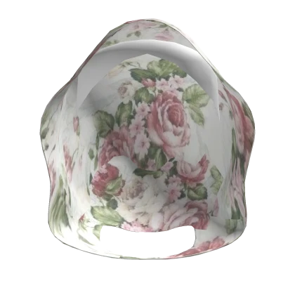 Pink Floral Hijab 3.0