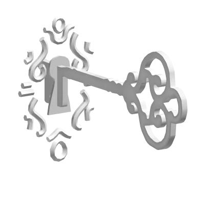 ♡ White Doll Key-Hole Prop