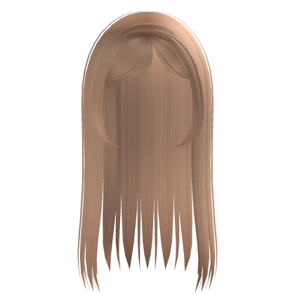 whimsical straight hair in blonde
