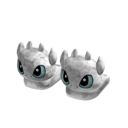 White Dragon Slippers