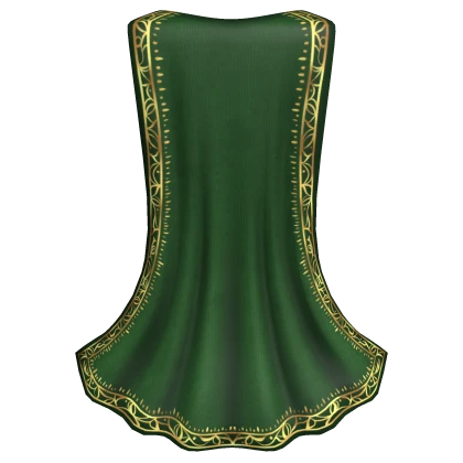1.0 Royal cape - green/gold