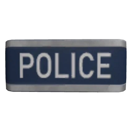 Reflective Police Armband
