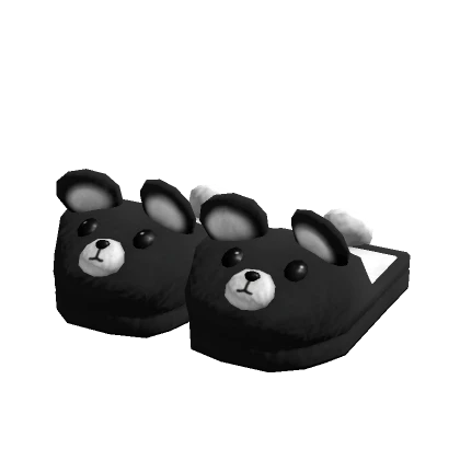 3.0 Black Bear Slippers