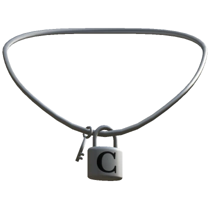 3.0 Silver Key Lock Initial - C