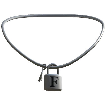 3.0 Silver Key Lock Initial - F