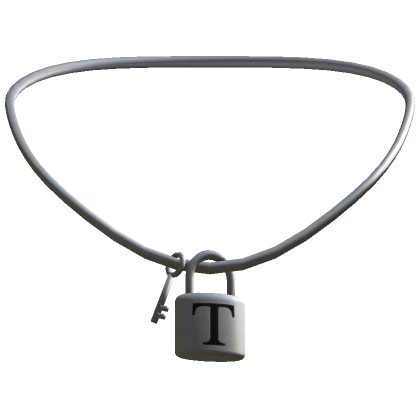 3.0 Silver Key Lock Initial - T