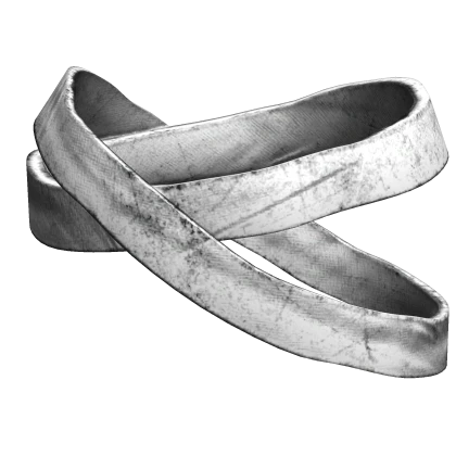 White Dirty Grunge Face Bandage Wraps