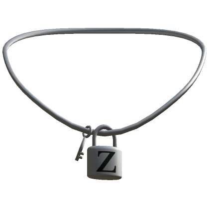 3.0 Silver Key Lock Initial - Z