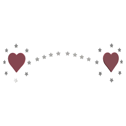 Pink Hearts and Stars Sticker Filter