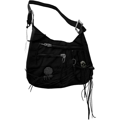 Nomad’s Rope Distrssed Black Bag 1.0