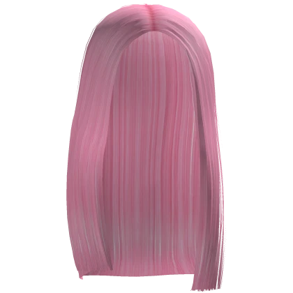 Very Straight Side 2 Hair - Pastel Pink
