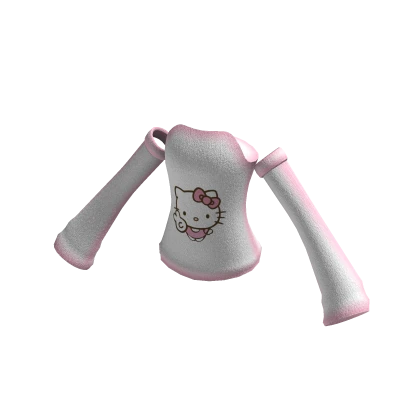 ♡ ꒰ kawaii hello kitty white cute sweater