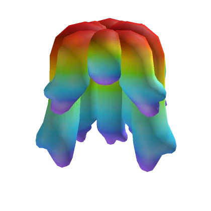 Rainbow Slime Hair