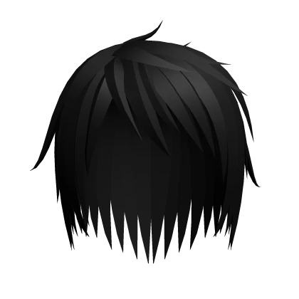 Messy Frizzy Black Hair