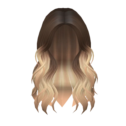 Lush Wavy Hair (Brown and Blonde Ombre)