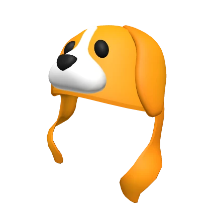 Orange Dog Beanie