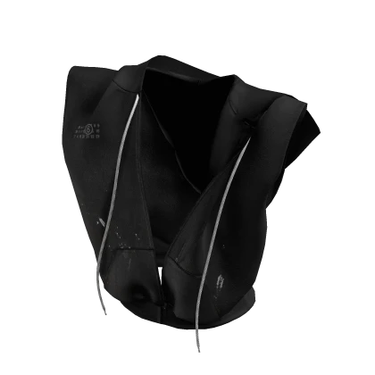Sleeveless Hoodie - Black