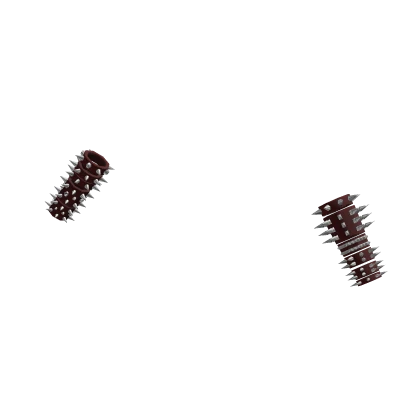 Punk Emo Goth Spiked Bracelets Red
