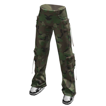 Camo Baggy Cargo Pants