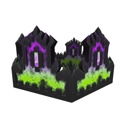 Thorned Poisoned Grunge 8-Bit Crown [ADD-ON]