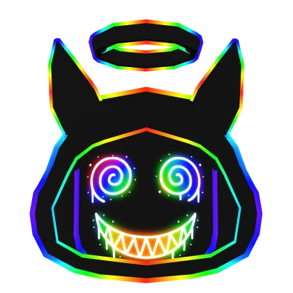 Rainbow Cartoony Hood