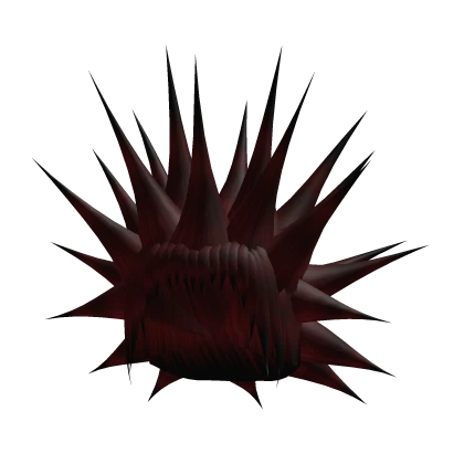 Red Auburn Punk Liberty Spikes + Mini Bangs v2