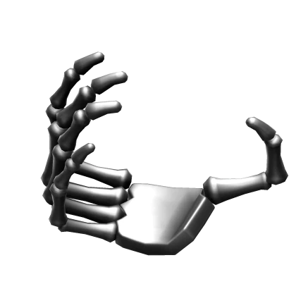 Silver Skleton Arm Bracelet (L)
