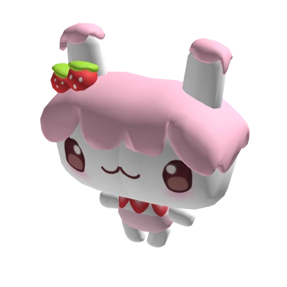 kawaii strawberry fluffy cake fairy plushie ♡