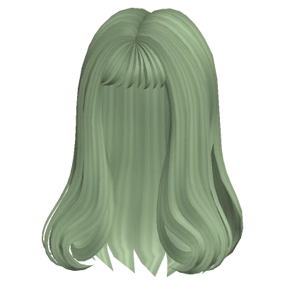 Soft Sage Green Birkin Bangs