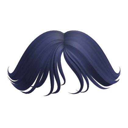 Wispy Bangs in Navy Blue