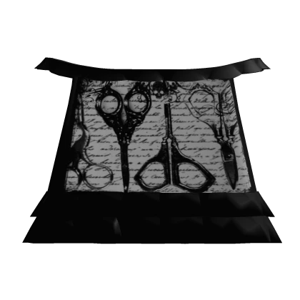 cute emo scissors dress