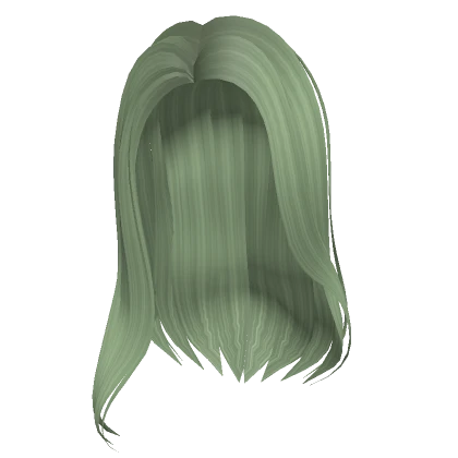 Popular Girl Sage Green Hair