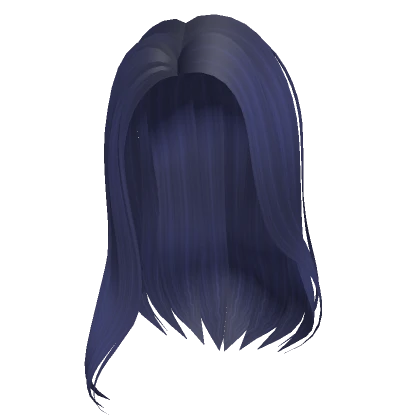 Popular Girl Navy Blue Hair