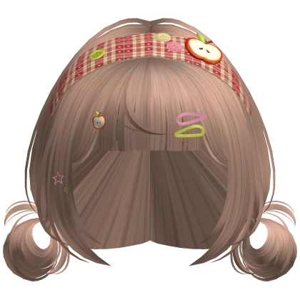 Igari Apple Messy Twin Buns (Milktea)