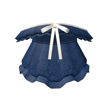🎀3.0 Blue Pajama Lace Dress with Ribbons