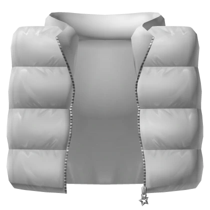 Puffer Vest White