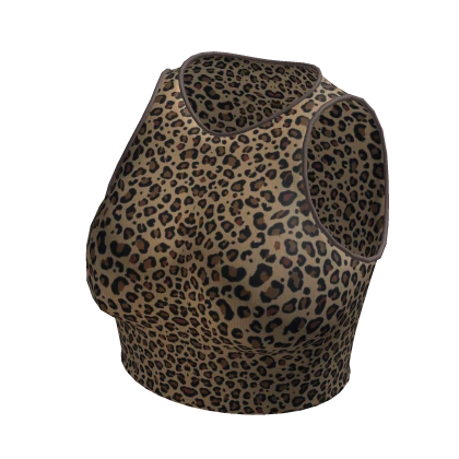 Crop Top Leopard Basic Tight Baddie Tee Shirt