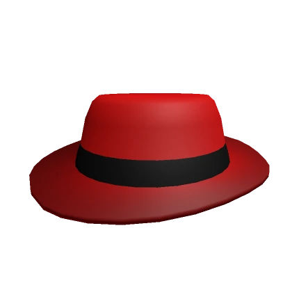 Fierce Crimson Fedora