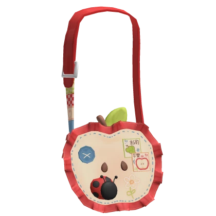 igari mori kei heisei ruffled apple side bag 🍎