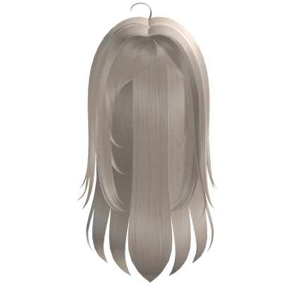 Yura Cute Anime Girl Side Swept Hair Blonde