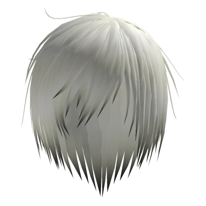 Faded Black Tips Vkei Messy Punk Emo Hair