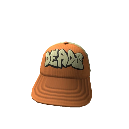 Orange&Dark green Y2K DeadsV2 cap