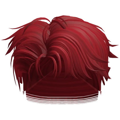 DarkRed - Parted Short Fade, Light Bangs
