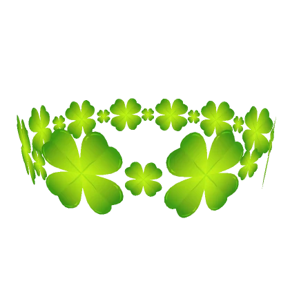 ☘️St Patrick's Day Bright Shamrock Halo ☘️