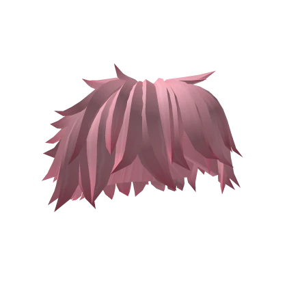 Pink Messy Bedhead Alt Hairstyle