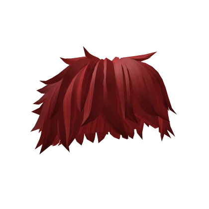 Red Messy Bedhead Alt Hairstyle