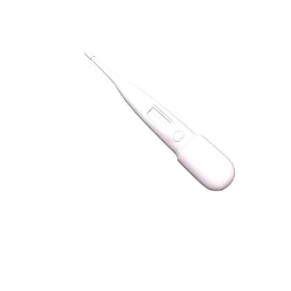 ୨୧: kawaii love sick thermometer pink