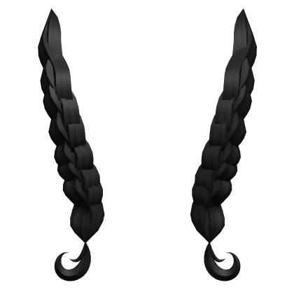 ✅Shoulder Braids Hair Extension | Black