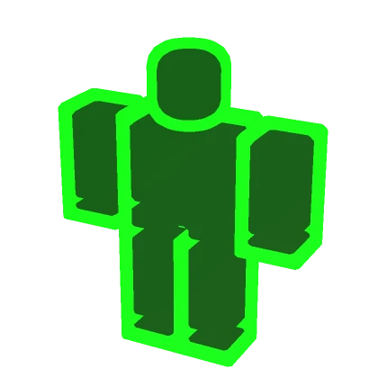 (1.0) Neon Lime Full-Body Outline Aura