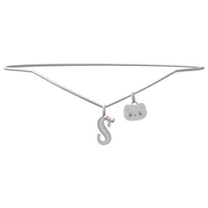 ♡ s initial kitty necklace 1.0